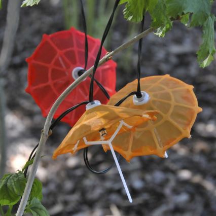 LED Zonneketting 10xLED/1,2V 300 mAh 3,8 m IP44 parasols