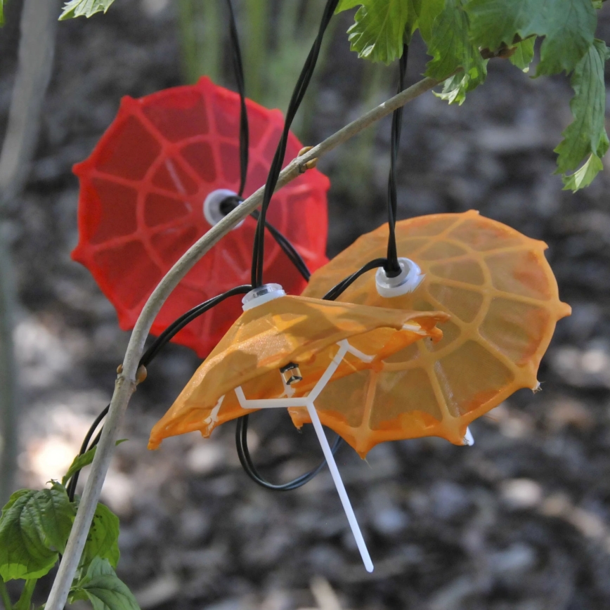 LED Zonneketting 10xLED/1,2V 300 mAh 3,8 m IP44 parasols