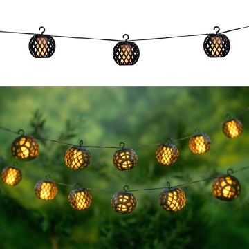 LED Zonneketting 3,8m 8xLED/1,2V 600 mAh