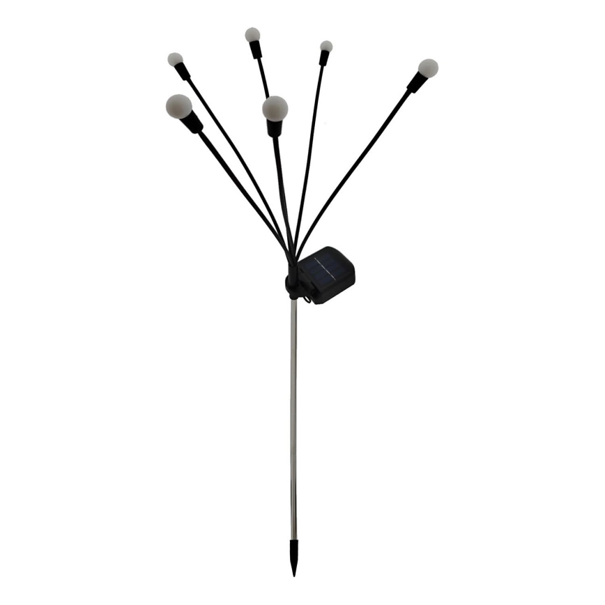 LED zonnelamp 6xLED/1,2V 300 mAh IP44 zwart
