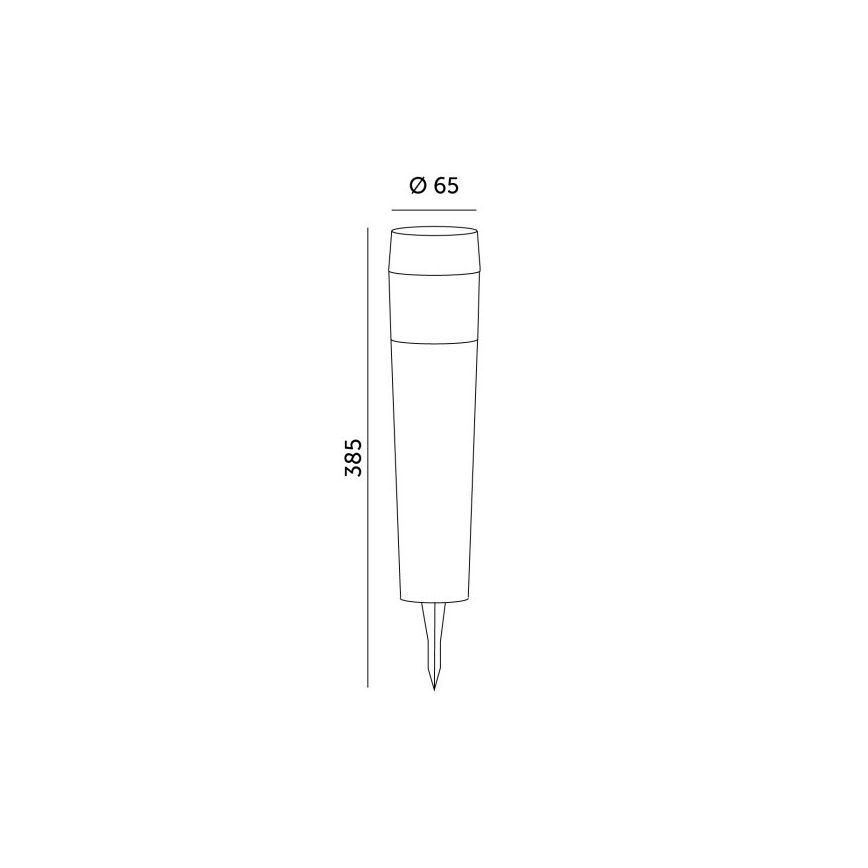 LED zonnelamp AURORA LED/1xAAA 4000K IP44 100 mAh