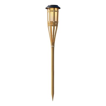 LED zonnelamp BAMBOO LED/1,2V 150 mAh 1800K 56 cm IP44 beige