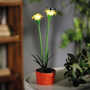 LED zonnelamp LED/1,2V 200 mAh IP44 bloem