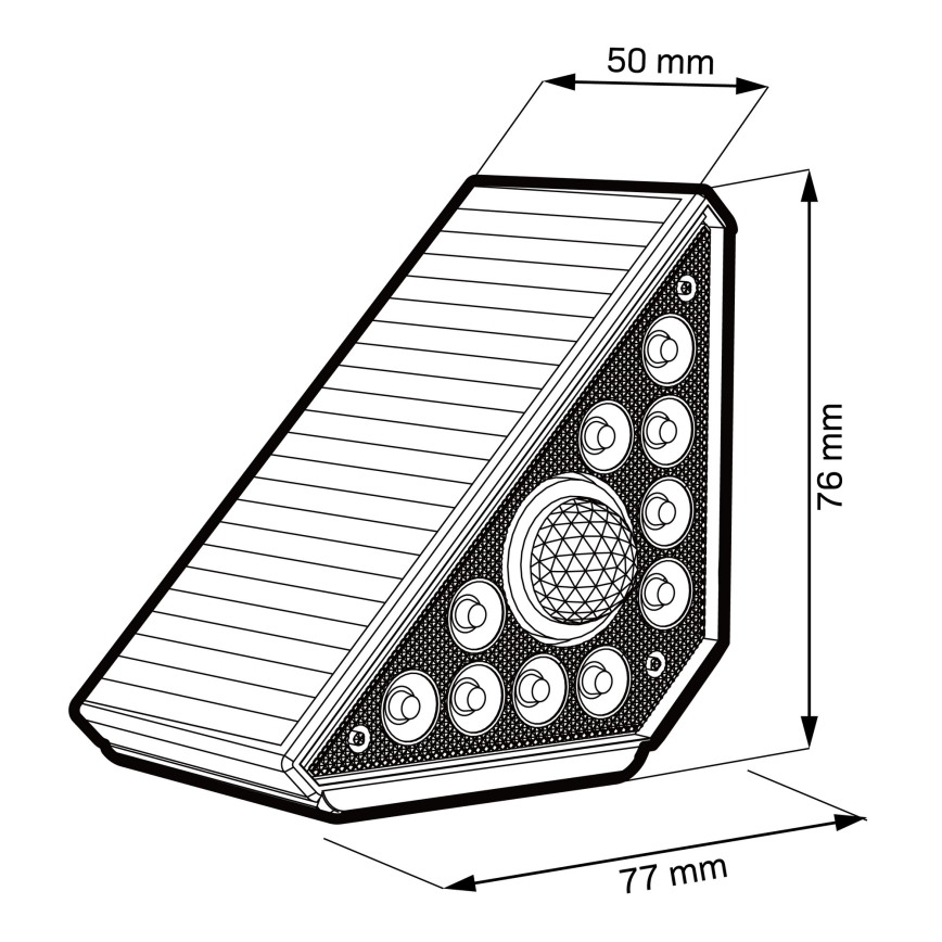 LED-zonnelamp met sensor ARI LED/4,5W/3,7V 600 mAh IP44 wit