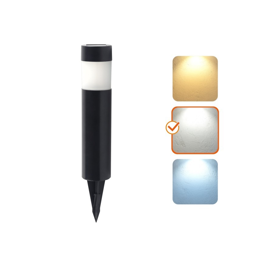 LED zonnelamp met sensor AURORA LED/1xAAA 4000K IP44 100 mAh