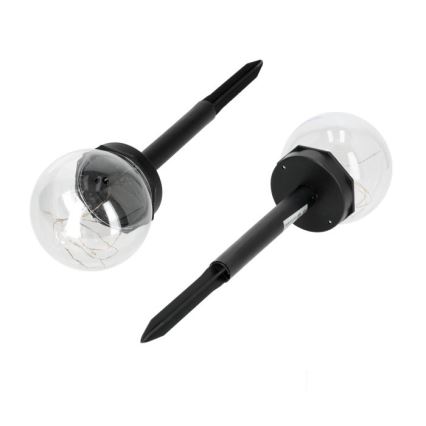 LED-zonnelamp met sensor GLEAM LED/1,2V 3000K IP44 40 mAh transparant/zwart