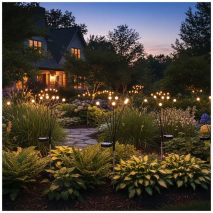 LED zonnelamp met sensor SPRINKLE LED/1xAAA 3000K IP44 200 mAh