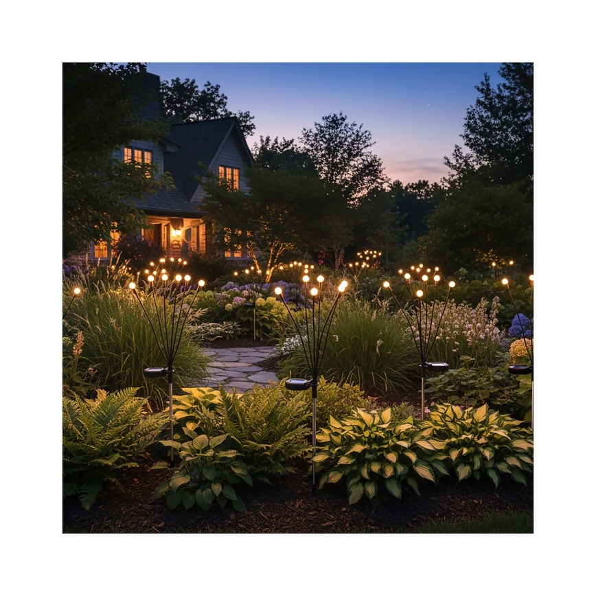 LED zonnelamp met sensor SPRINKLE LED/1xAAA 3000K IP44 200 mAh