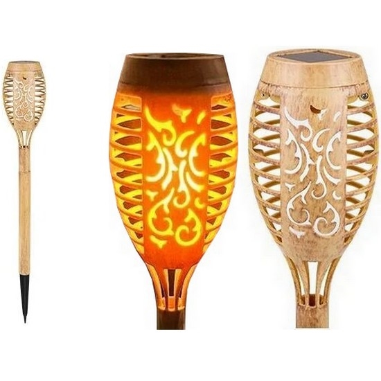 LED-zonnelamp MINISPARK BAMBOO LED/1,8W/5,5V IP44 600 mAh beige