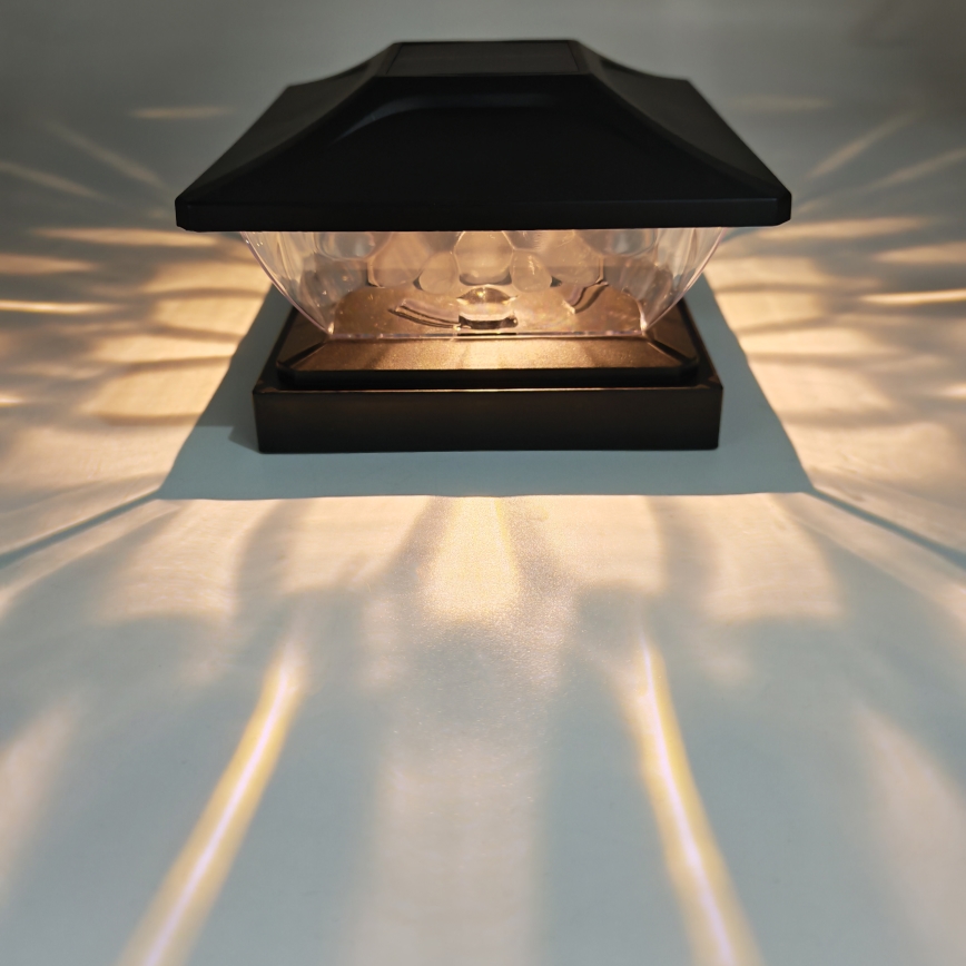 LED-zonnelamp TOYA LED/4,5W/230V 3000/6500K 600 mAh IP44 zwart