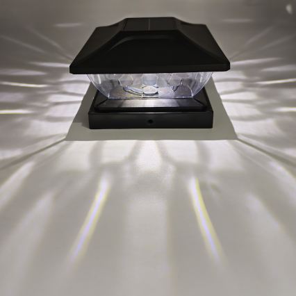 LED-zonnelamp TOYA LED/4,5W/230V 3000/6500K 600 mAh IP44 zwart