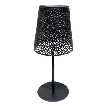 LED zonnelamp voor op tafel LUVETRA LED/1xAA 4000K IP44 200 mAh zwart