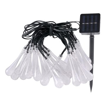 LED Zonnelichtsnoer ICE 30xLED/1,2V 300 mAh IP44