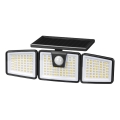 LED-zonneschijnwerper met sensor, 6,5 W, 3,7 V, 1200 mAh, IP44