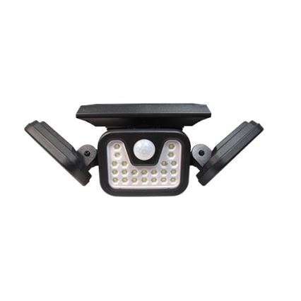 Flexibele zonne-LED-schijnwerper met sensor LED/15W/3,7V 2400 mAh IP54 4500K