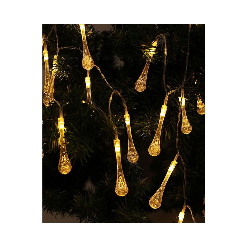 LED-zonneslinger met schemersensor 20xLED/0,72W/1,2V 600 mAh 4,7m IP44