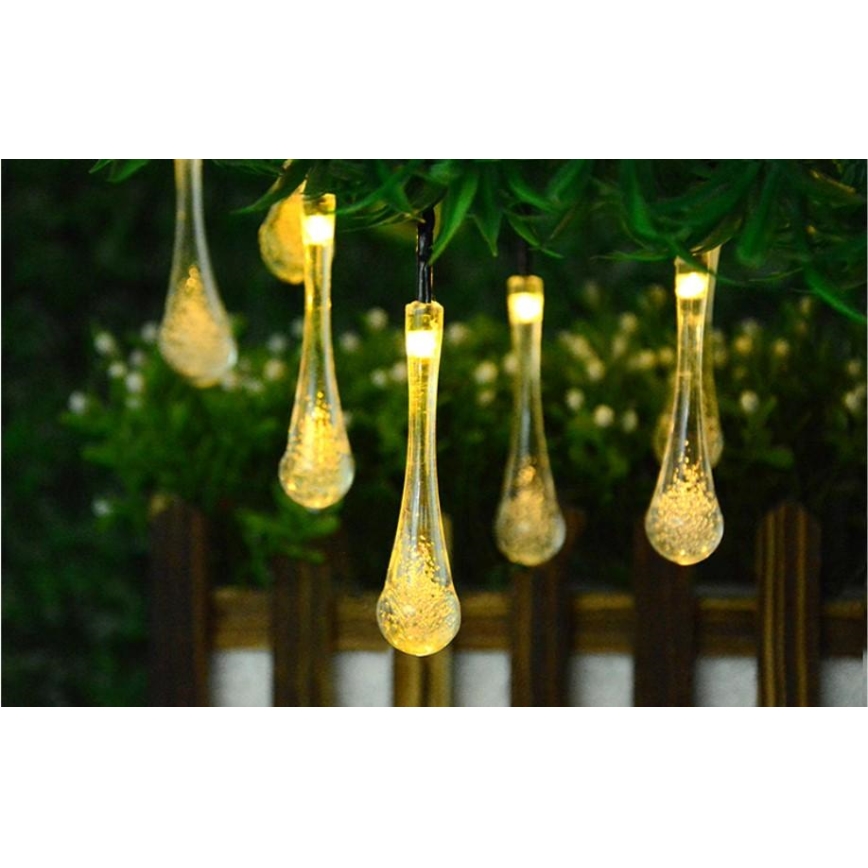 LED-zonneslinger met schemersensor 20xLED/0,72W/1,2V 600 mAh 4,7m IP44