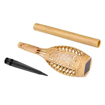 LED-zonnelamp MINISPARK BAMBOO LED/1,8W/5,5V IP44 600 mAh beige