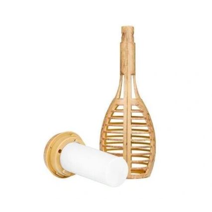 LED-zonnelamp MINISPARK BAMBOO LED/1,8W/5,5V IP44 600 mAh beige