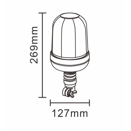 LED Zwaailicht LED/12-24V IP66