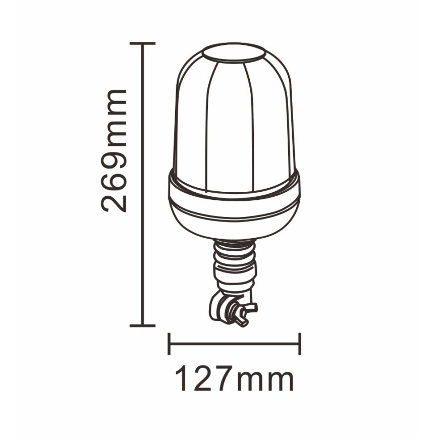 LED Zwaailicht LED/12-24V IP66
