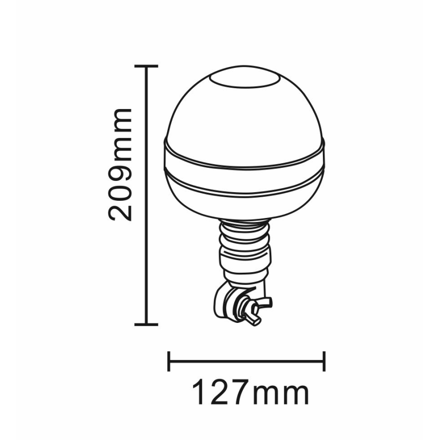 LED Zwaailicht LED/12-24V IP66