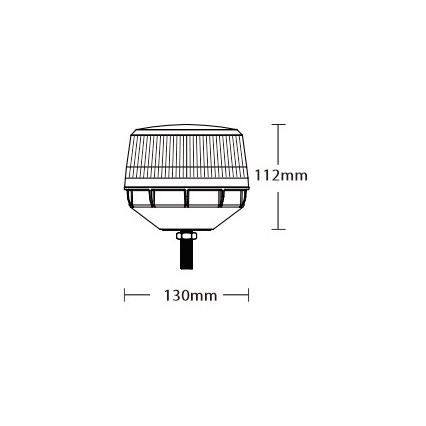 LED Zwaailicht LED/12-24V IP67