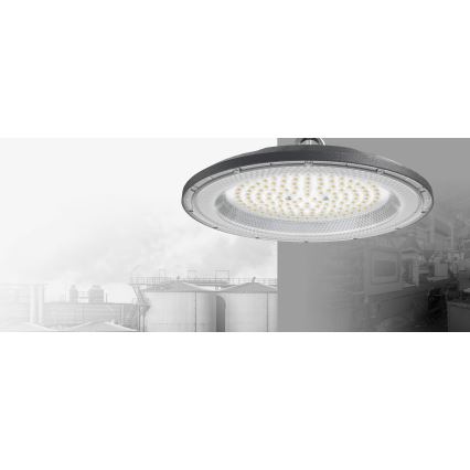 LED Zwaar technisch licht HIGHBAY LED/100W/230V 4500K IP65 grijs