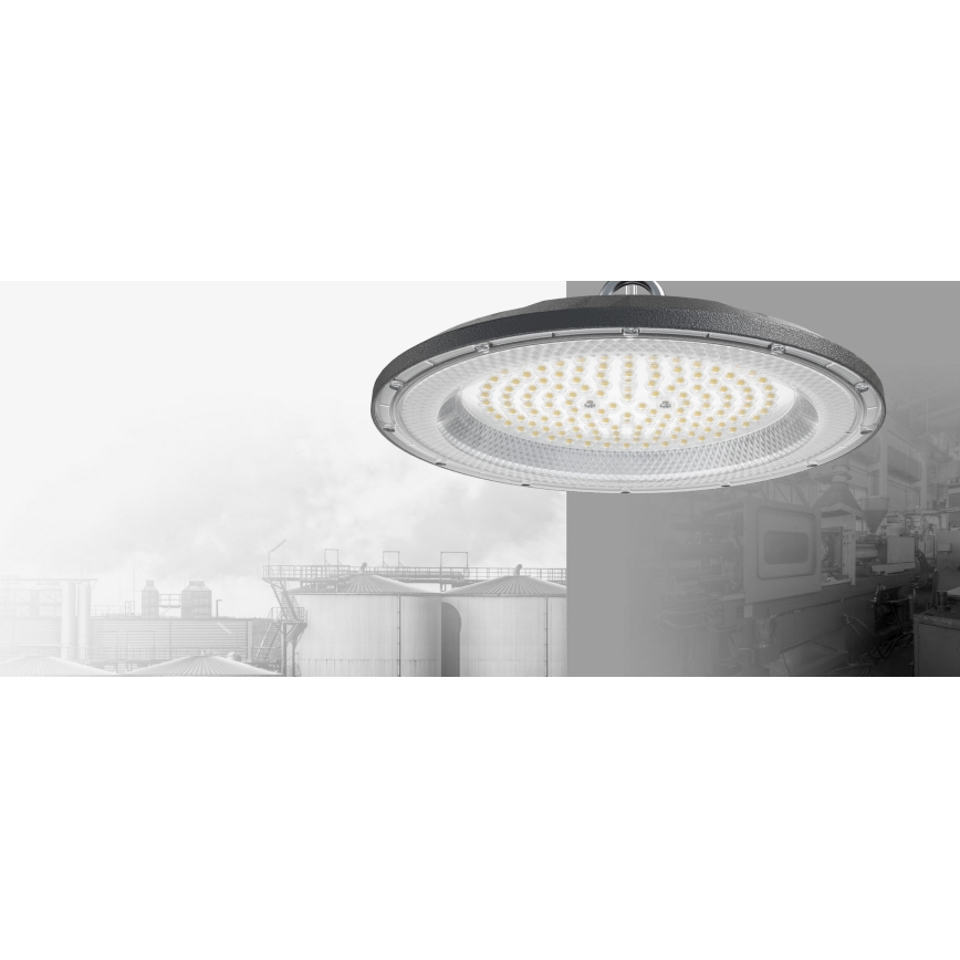 LED Zwaar technisch licht HIGHBAY LED/100W/230V 4500K IP65 grijs