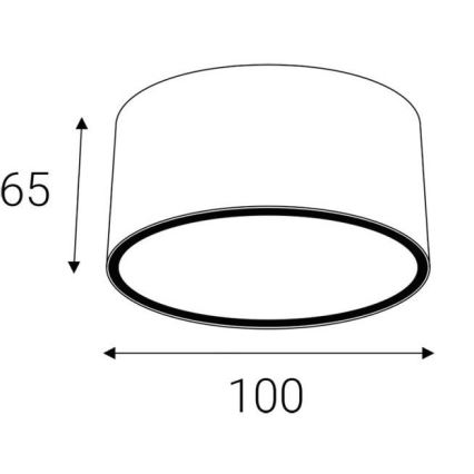 LED2 - Buitenspot MEDO GX53/11W/230V antraciet IP54