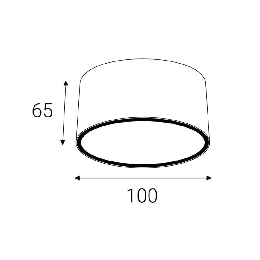 LED2 - Buitenspot MEDO GX53/11W/230V antraciet IP54