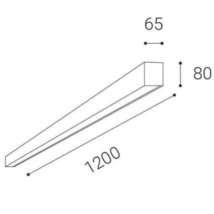 LED2 - Inbouw LED Plafondlamp LINO LED/30W/230V 3000/3500/4000K zwart