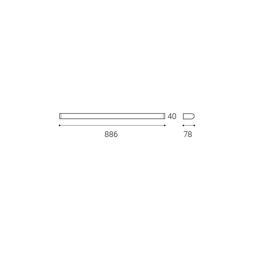LED2 - LED Badkamer wandlamp TONDA LED/18W/230V IP44 3000K/4000K