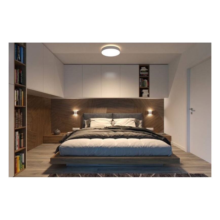 LED2 - LED Buiten wandlamp FLAT 2xLED/5W/230V IP65