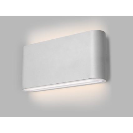 LED2 - LED Buiten wandlamp FLAT 2xLED/5W/230V IP65