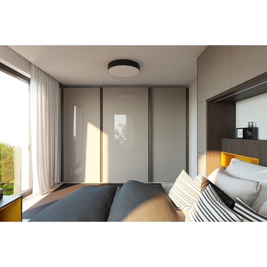 LED2 - LED dimbare plafondlamp MONO LED/100W/230V 3000K/4000K zwart