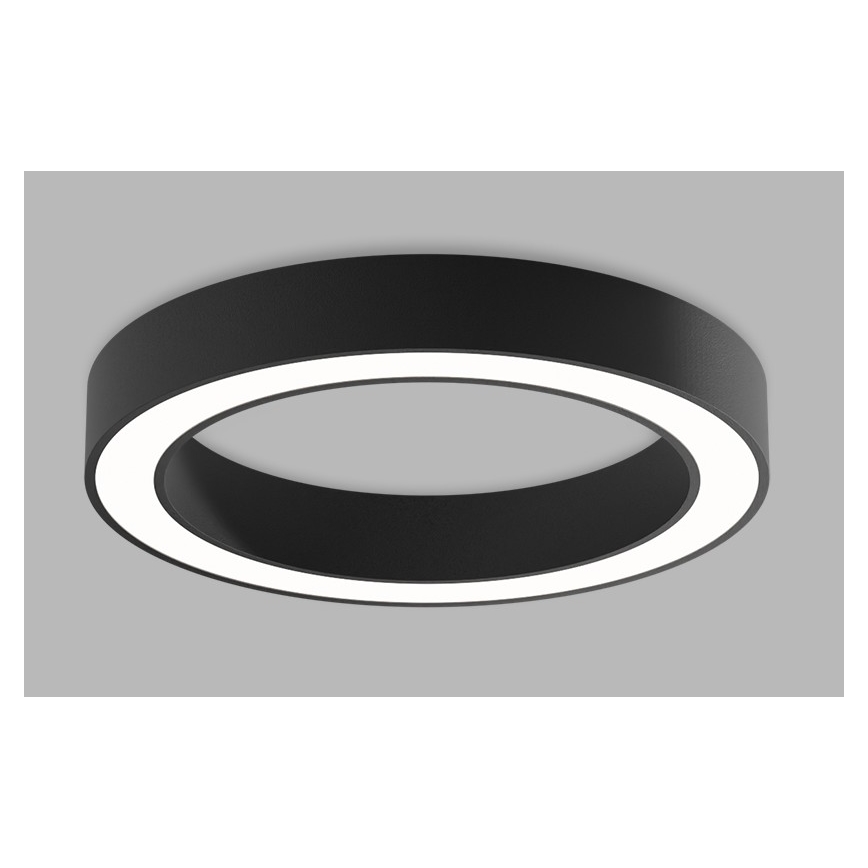 LED2 - LED dimbare plafondlamp SATURN LED/50W/230V 3000K/4000K zwart