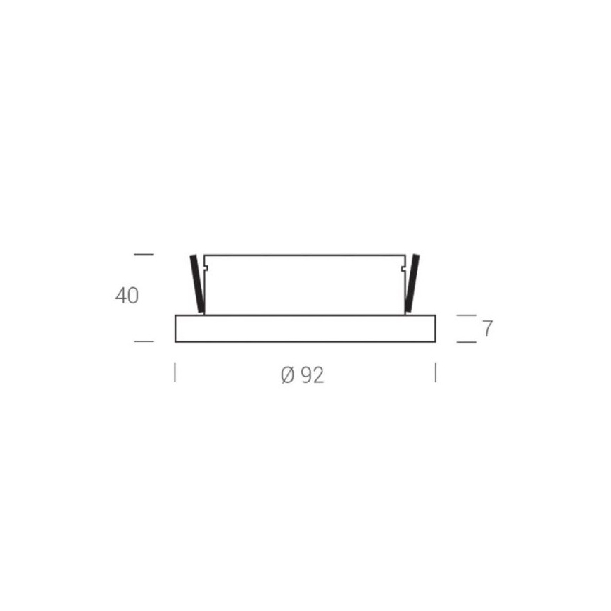 LED2 - LED Inbouw Spot STATIC LED/7W/230V IP44