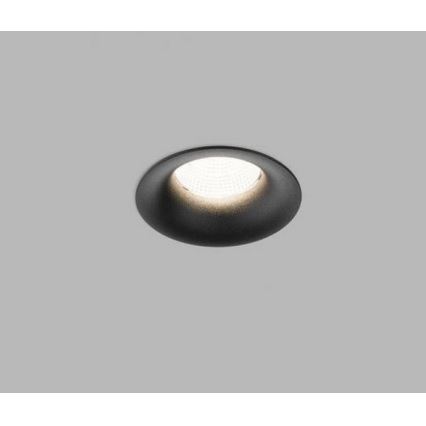 LED2 - LED Inbouwspot SPOT LED/9W/230V zwart IP44