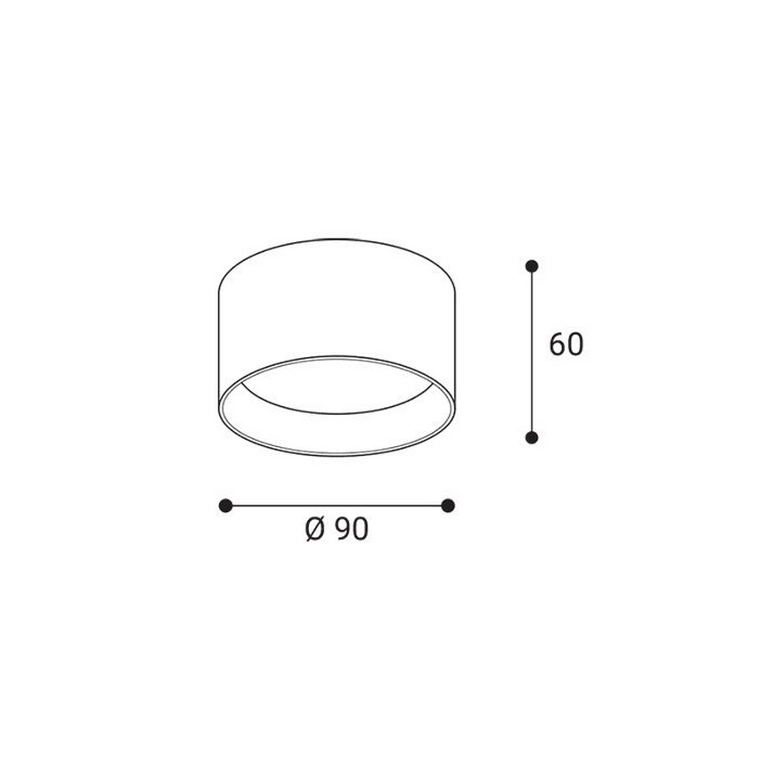 LED2 - LED-inbouwspot ZETA ON LED/8W/230V 3000/3500/4000K Ø 9 cm wit