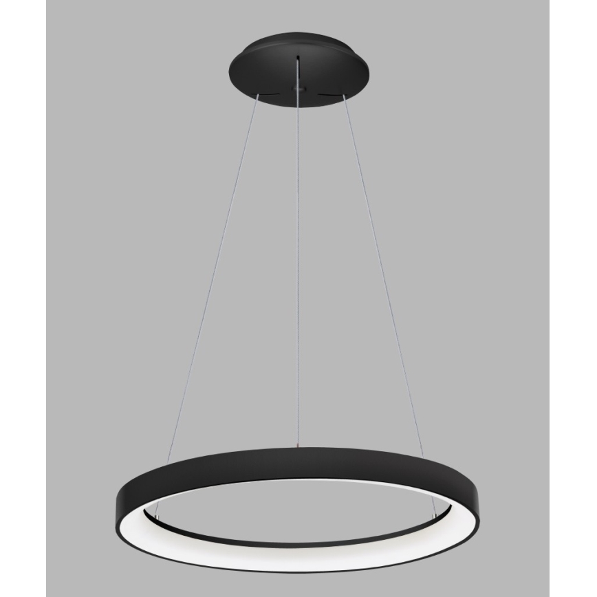 LED2 - LED Kroonluchter aan een snoer BELLA LED/48W/230V 3000K/4000K zwart