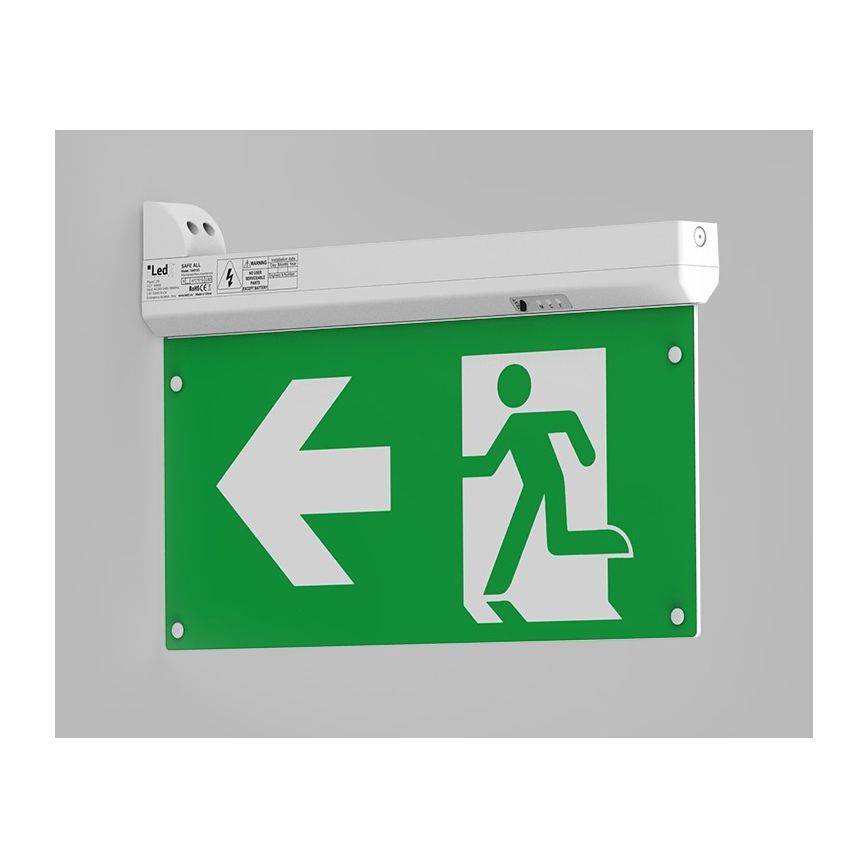 LED2 - LED Noodverlichting SAFE ALL LED/2W/3.6V 6000K IP40
