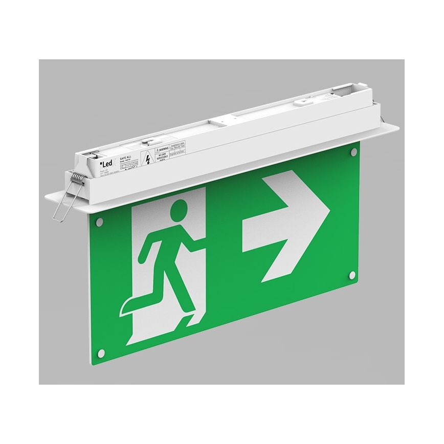 LED2 - LED Noodverlichting SAFE ALL LED/2W/3.6V 6000K IP40