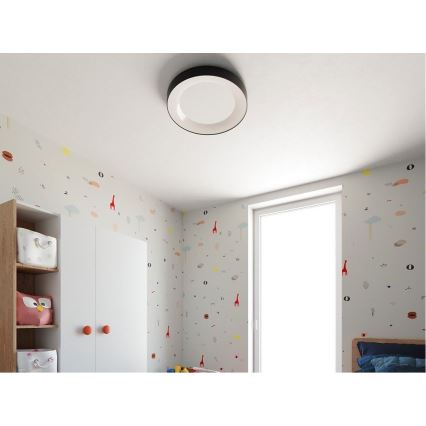 LED2 - LED Plafond Lamp BELLA LED/40W/230V 3000/4000K zwart