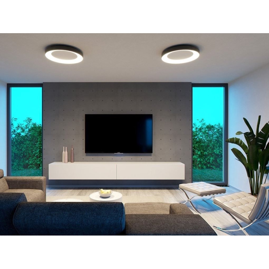 LED2 - LED Plafond Lamp BELLA LED/40W/230V 3000/4000K zwart