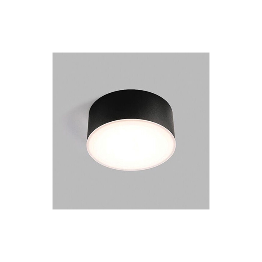 LED2 - LED Plafond Lamp BUTTON LED/12W/230V CRI 90 zwart