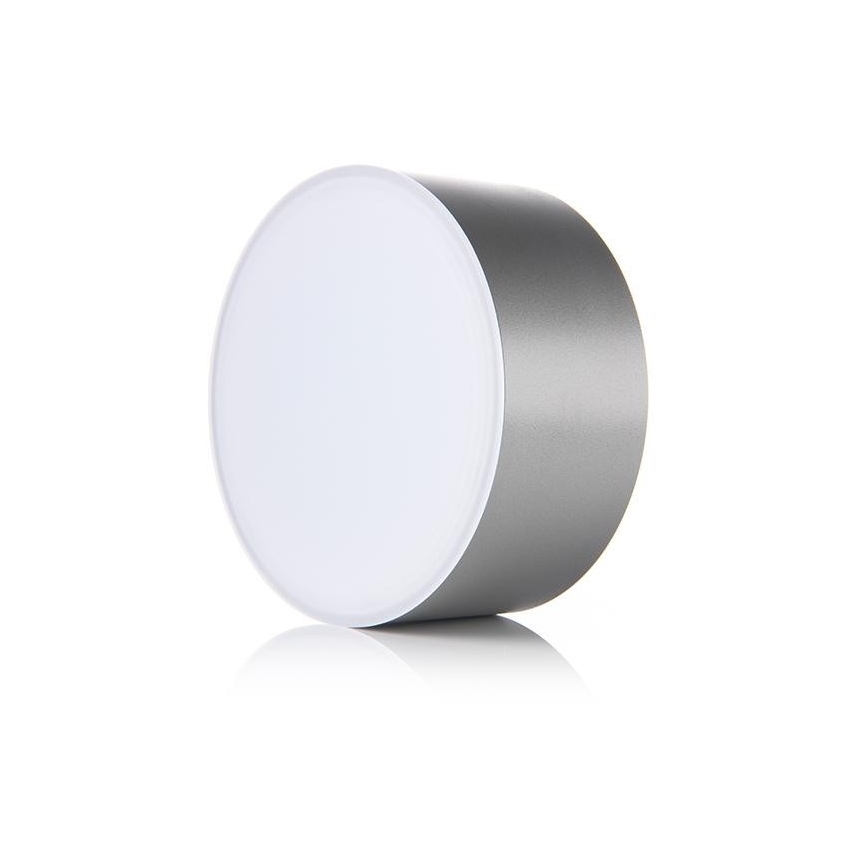 LED2 - LED Plafond Lamp BUTTON LED/17W/230V zilver