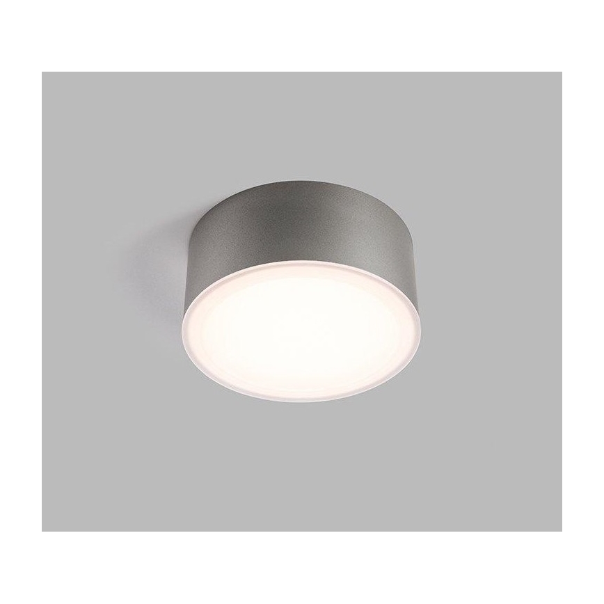 LED2 - LED Plafond Lamp BUTTON LED/17W/230V zilver