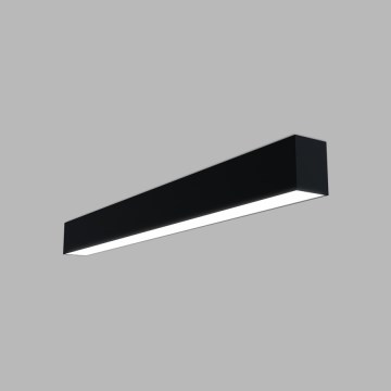 LED2 - LED plafondlamp LINO LED/24W/230V 3000/3500/4000K 90 cm zwart