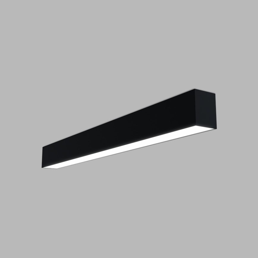 LED2 - LED plafondlamp LINO LED/24W/230V 3000/3500/4000K 90 cm zwart